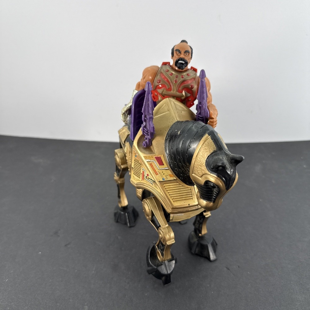 Vintage Jitsu and Night Stalker Masters of the Universe MOTU Action Figure 1983